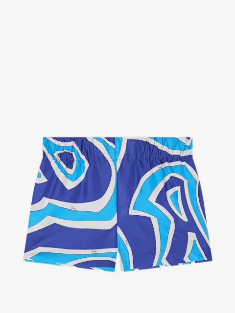 PUCCI Iride-print silk shorts