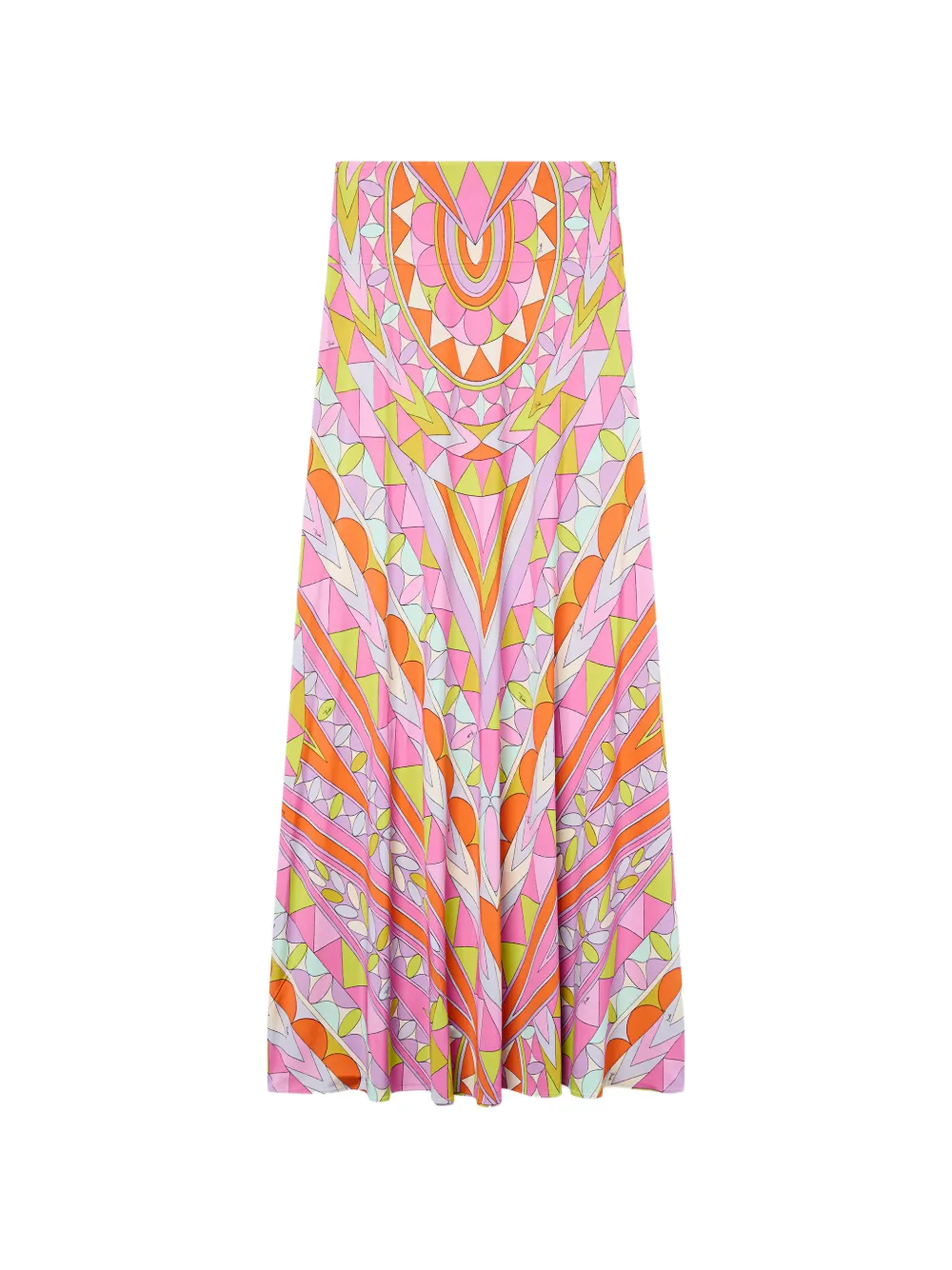 PUCCI Manuba-print long skirt - Rosa
