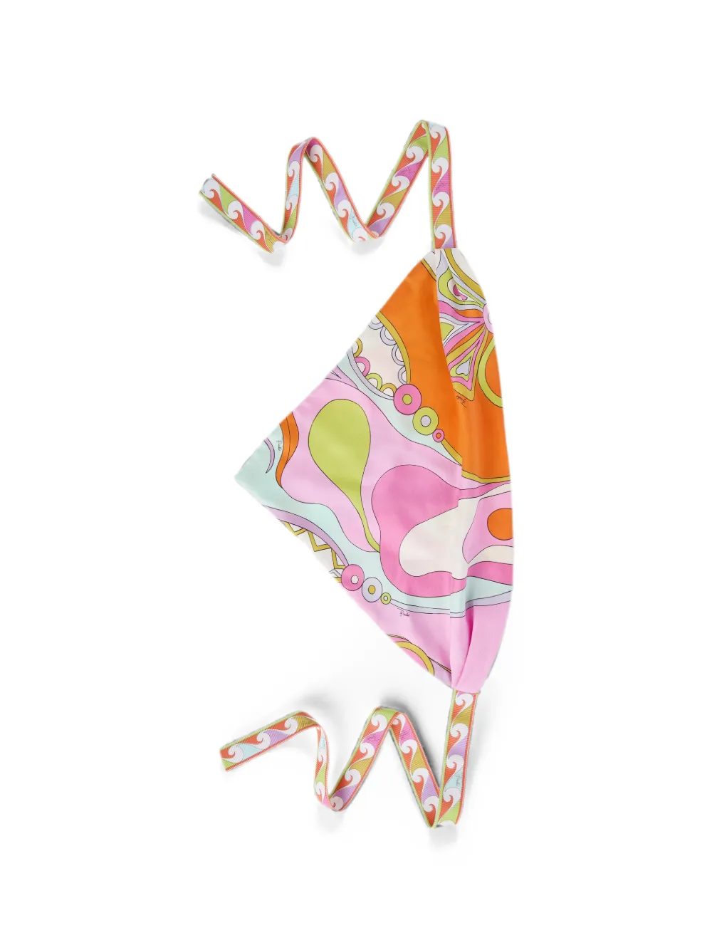 PUCCI Orchidee-print silk bandana - Rosa