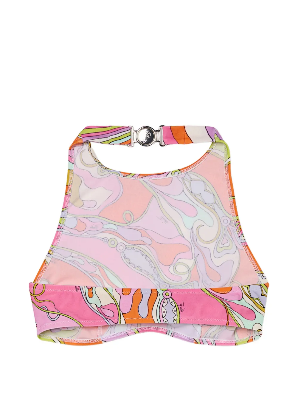 PUCCI Bikinitop met orchidee-print Roze