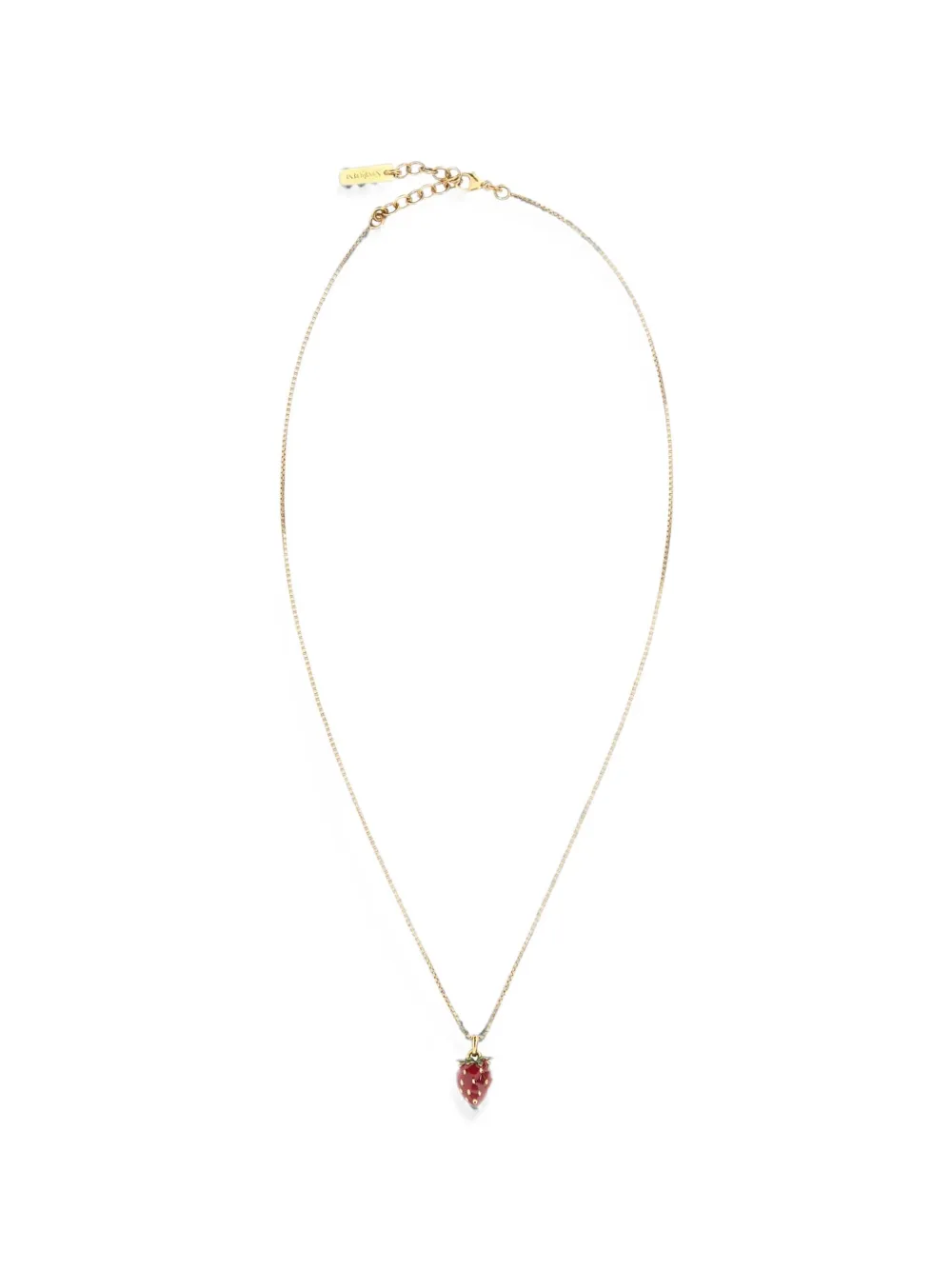 Saint Laurent Strawberry pendant necklace - Gold