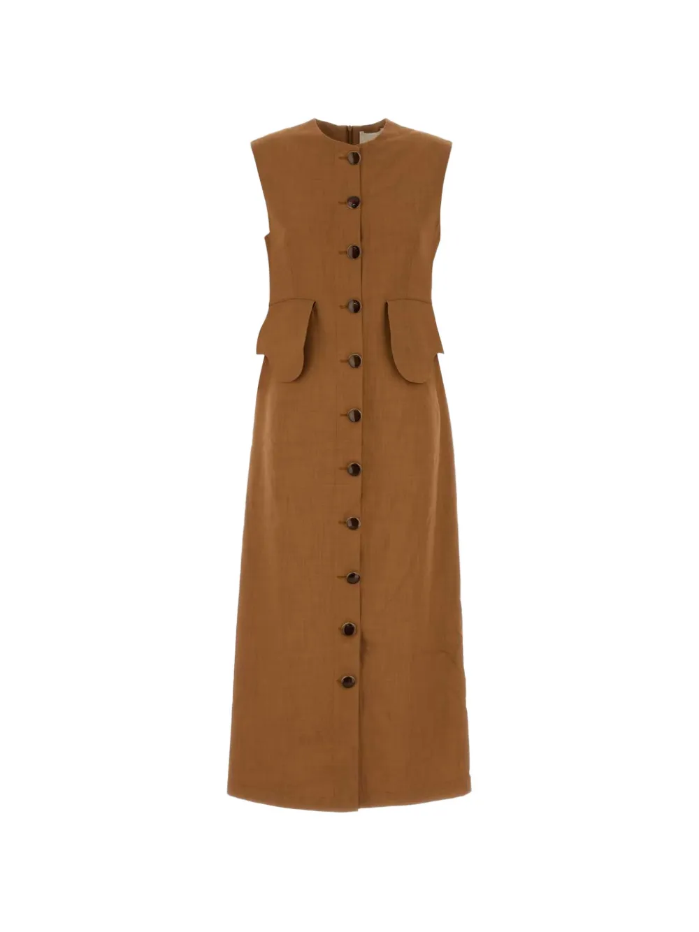 DESTREE Laetitia button-down midi dress