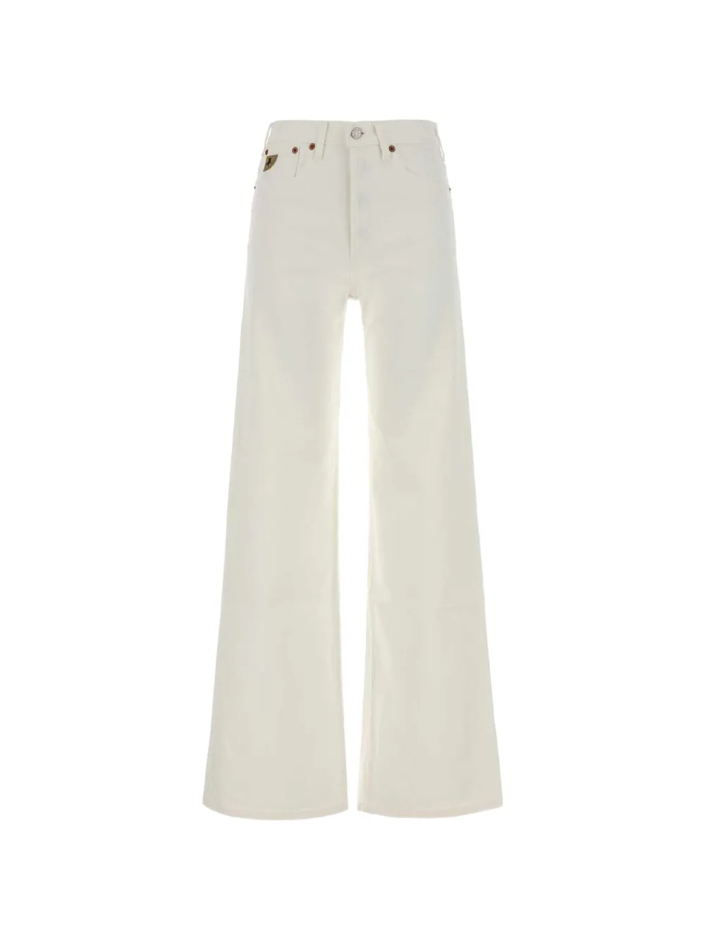 LOIS JEANS Jeans Lindsay a gamba ampia - Bianco