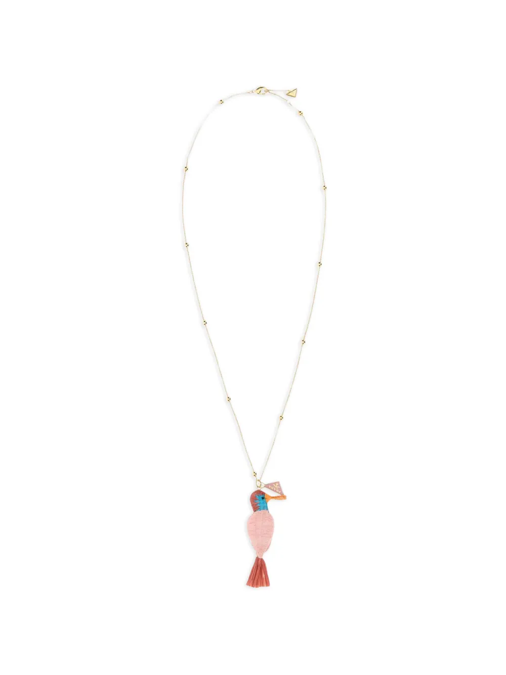 Prada bird-pendant necklace - Oro