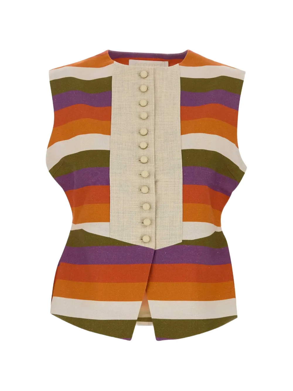DESTREE Norma horizontal-stripe top