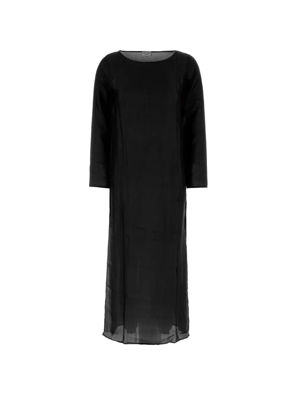 THE ROSE IBIZA Mariana Maxikleid mit langen Ärmeln - Schwarz