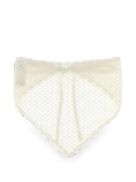 The Garment crochet-knit rear-tie bandana