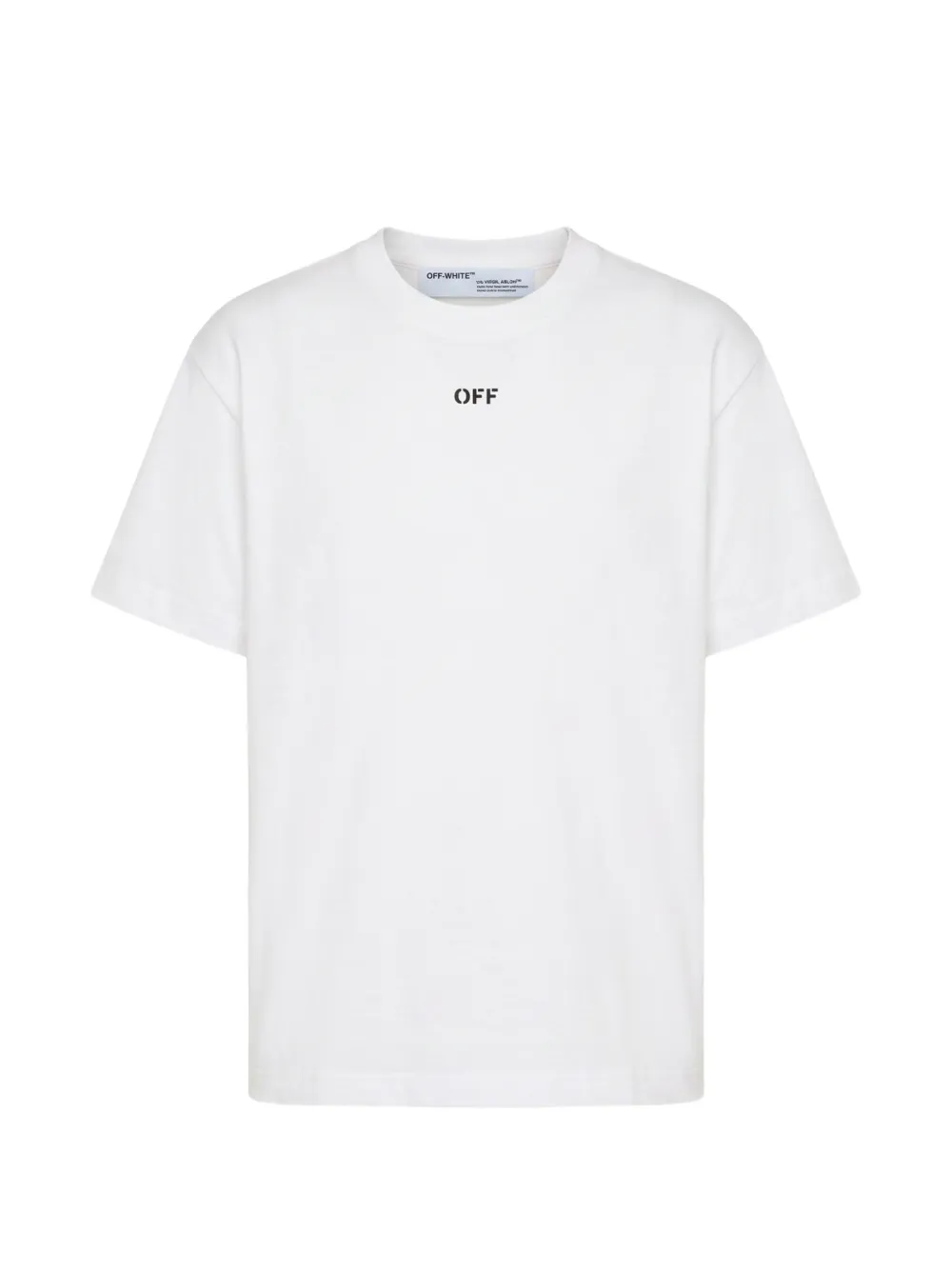 Off-White Arrows-print cotton T-shirt - Bianco