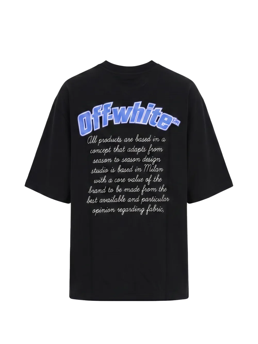 off-white Tシャツ Off-White graphic-print Cotton T-shirt | Black | FARFETCH OM