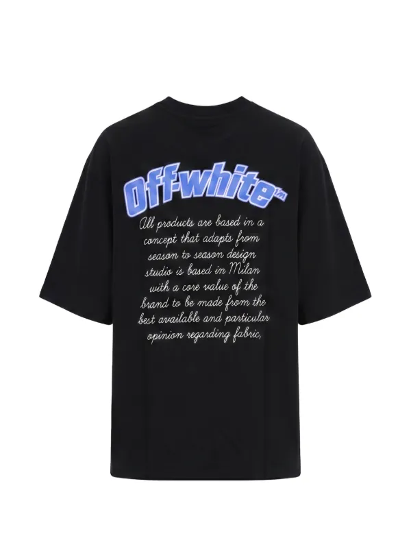 off-white Tシャツ Off-White graphic-print Cotton T-shirt | Black | FARFETCH