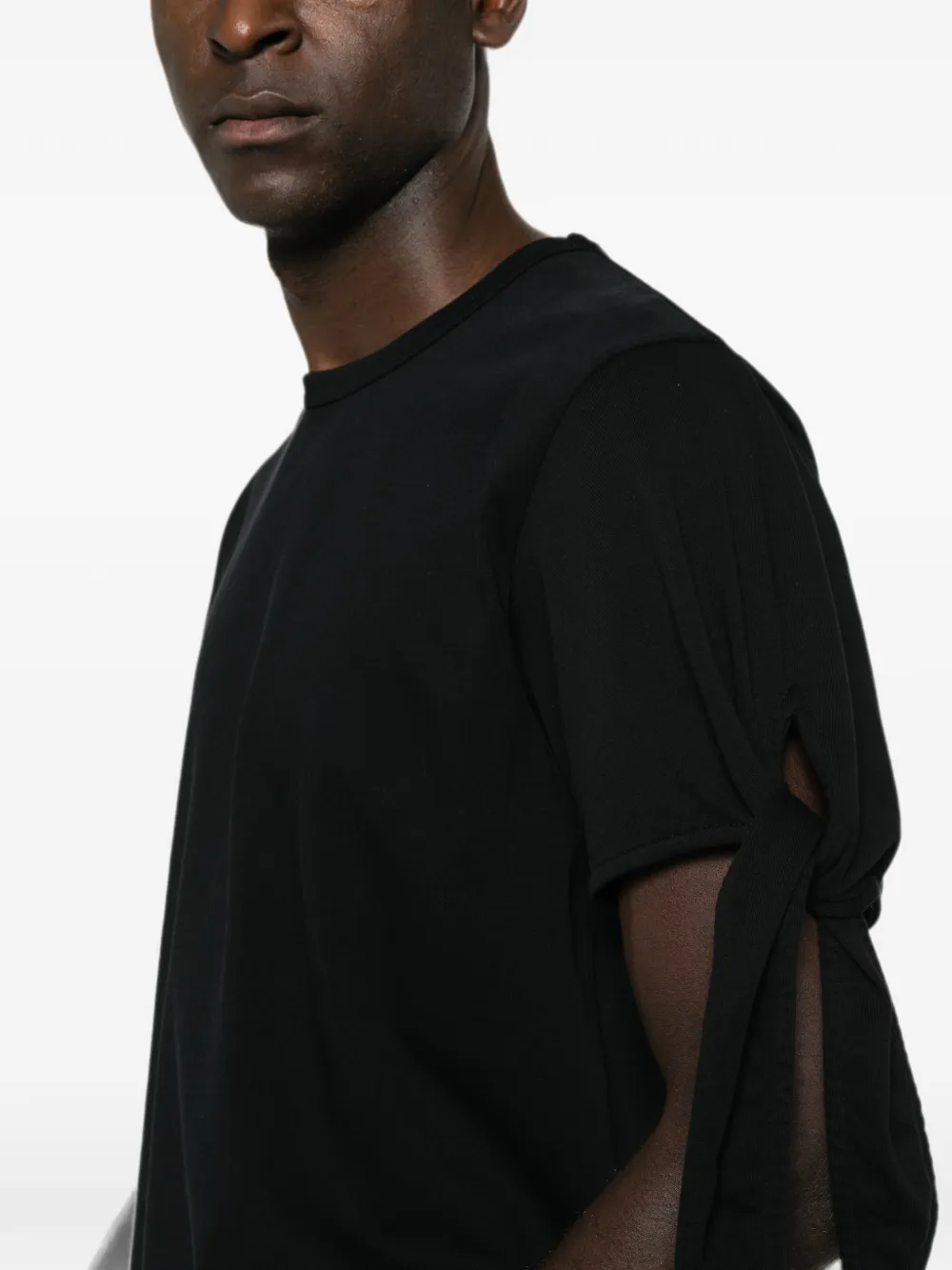 JW Anderson T-shirt met strikdetail Zwart