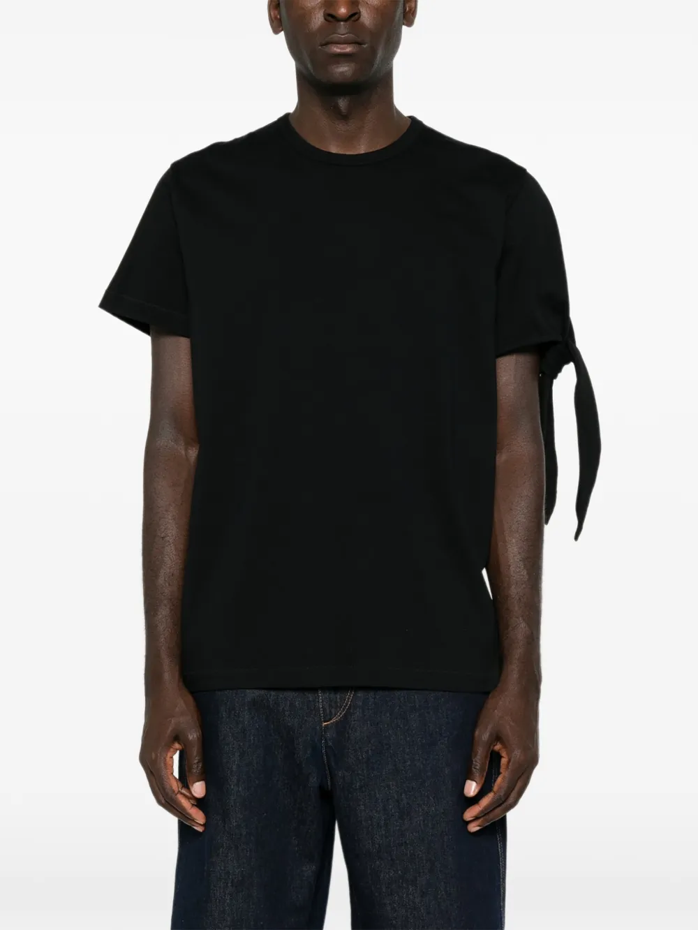 JW Anderson T-shirt met strikdetail Zwart