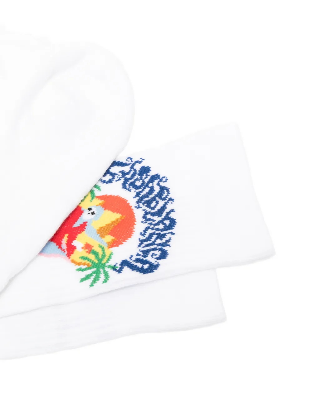 Casablanca Sokken met print Wit