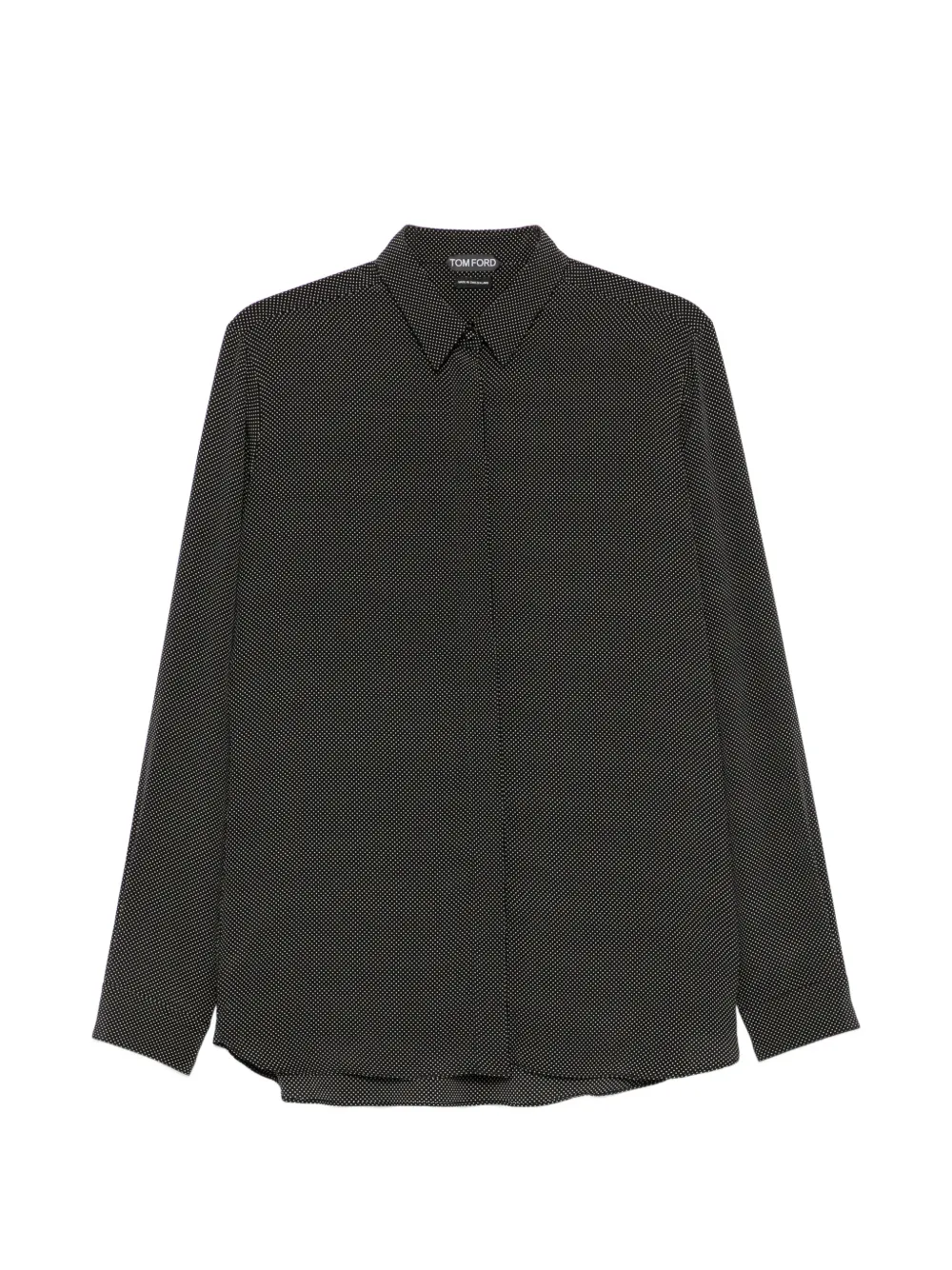 TOM FORD Hemd mit Polka Dots - Schwarz