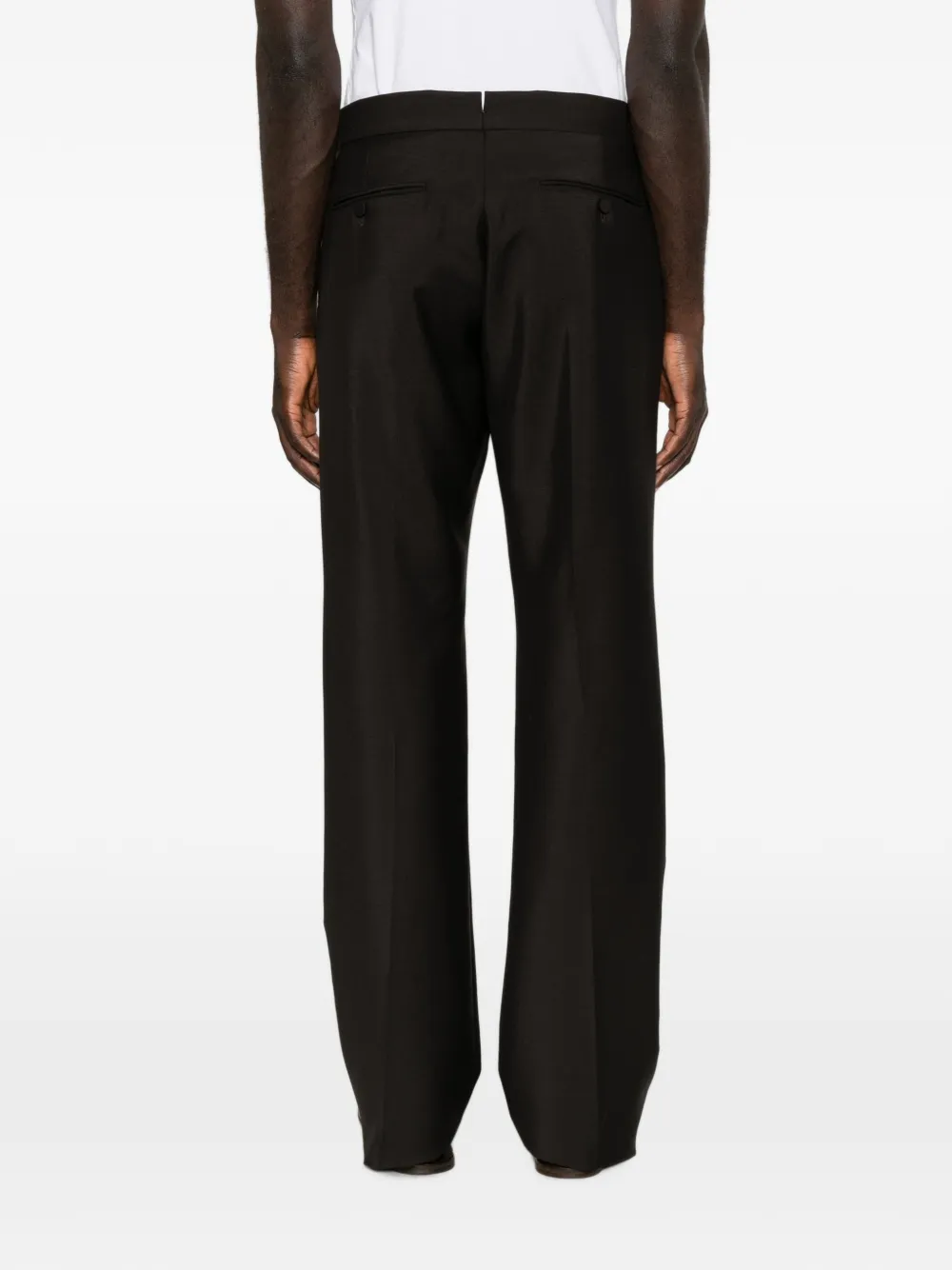 TOM FORD Straight plooibroek Bruin