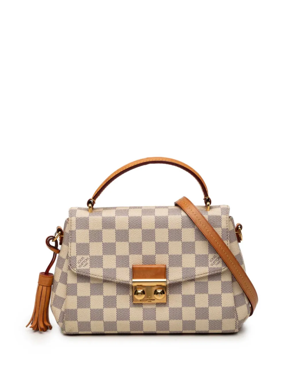 Louis Vuitton Pre-Owned 2017 Damier Azur Croisette satchel - Bianco
