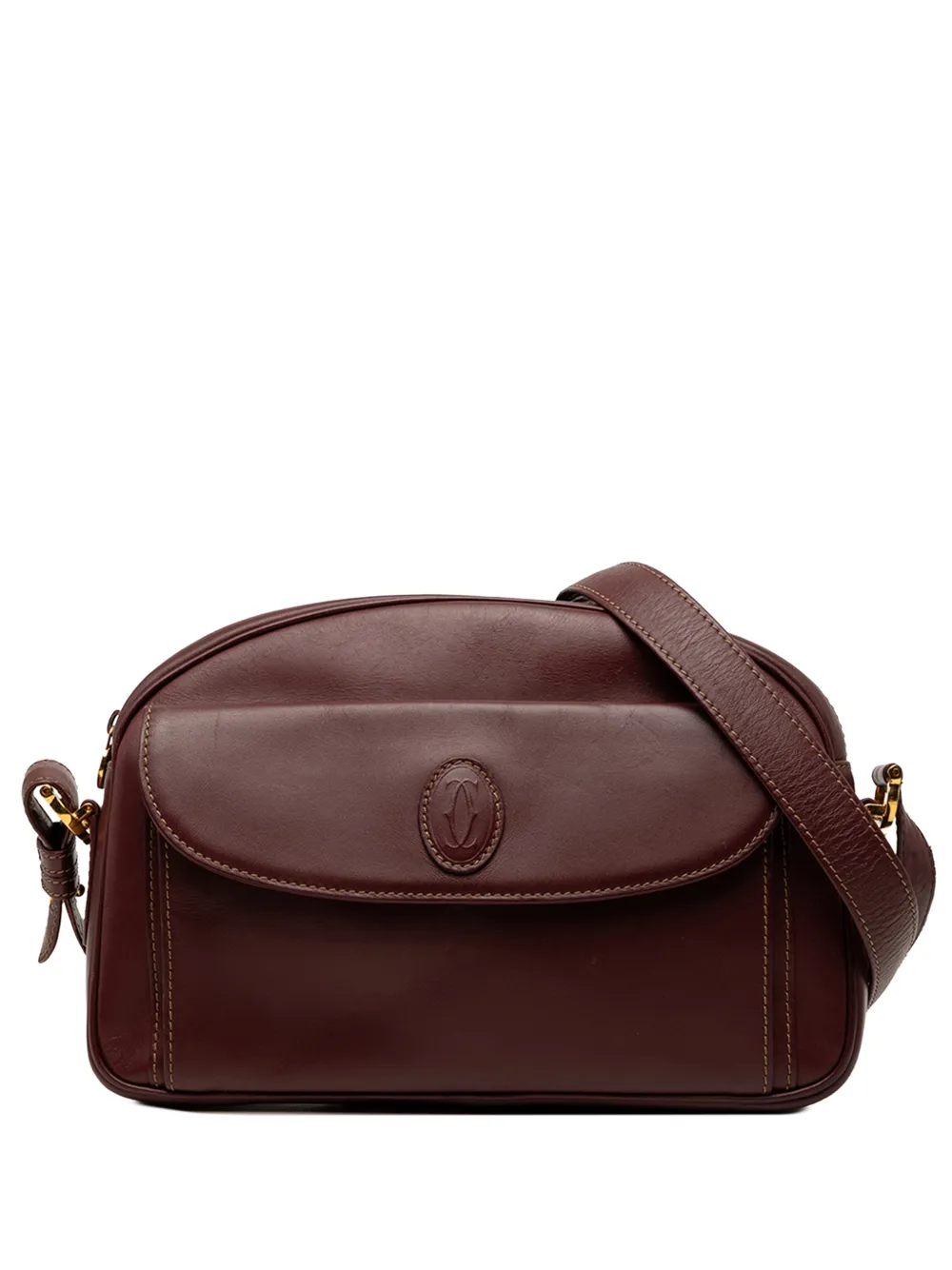 Cartier 20th Century Leather Must De Cartier crossbody bag - Rot