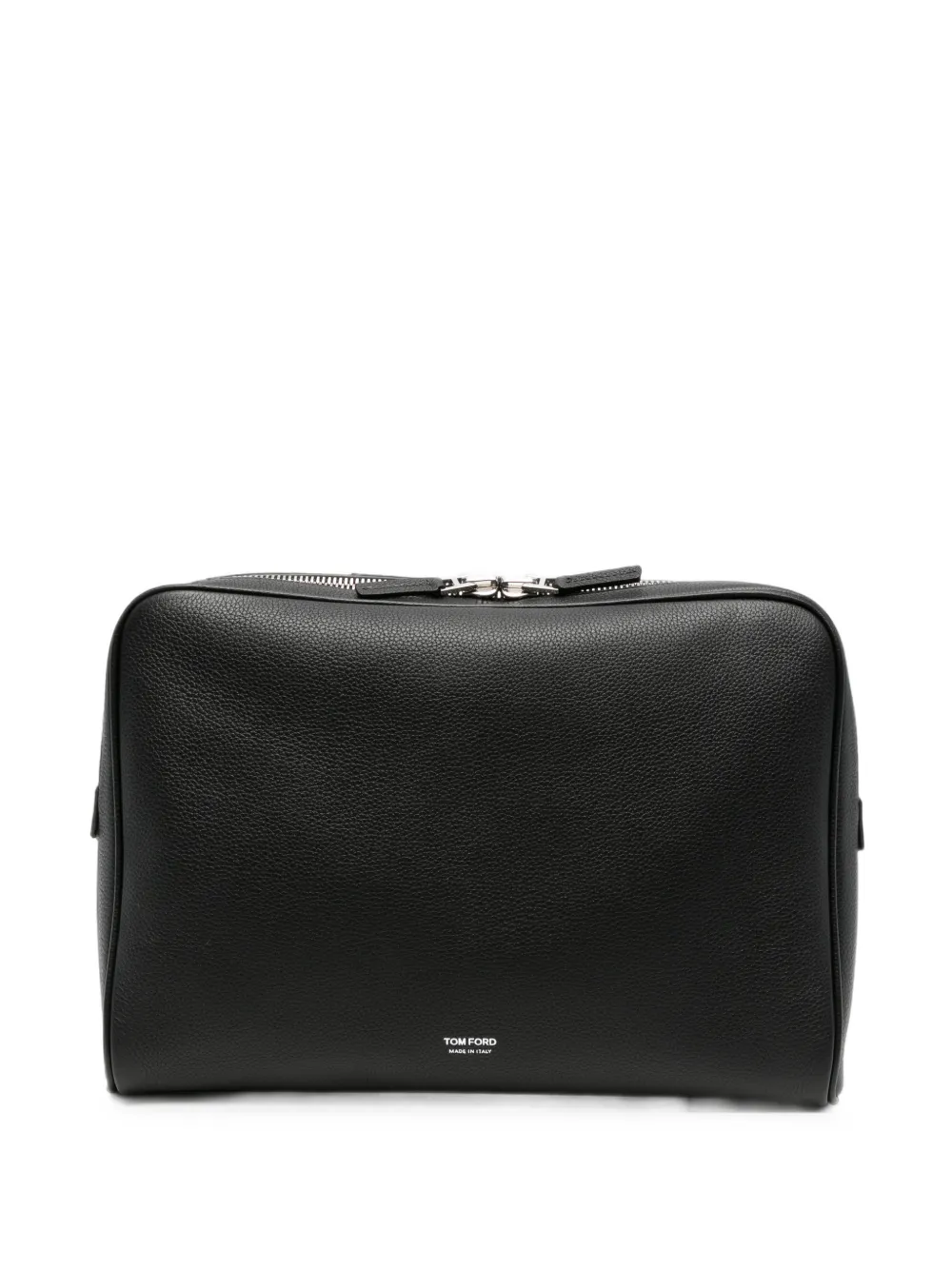 TOM FORD grained leather laptop bag - Schwarz