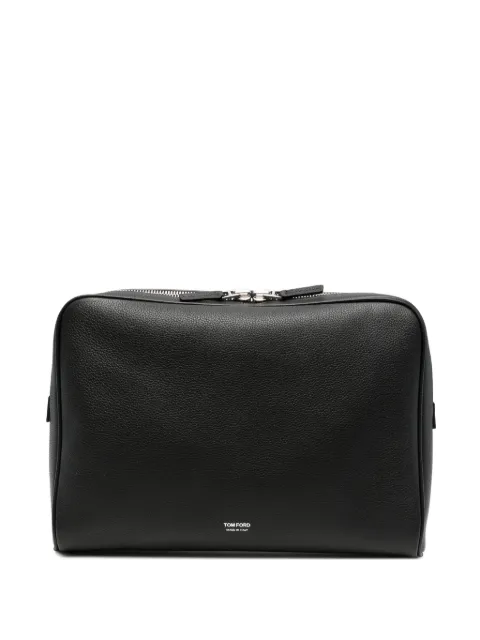TOM FORD grained leather laptop bag