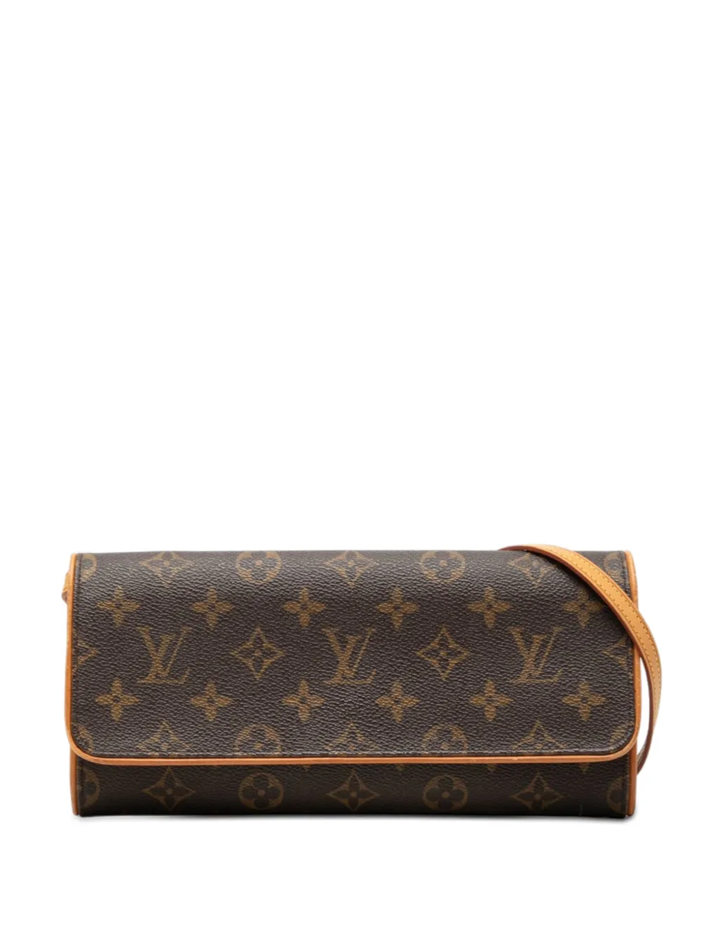 Louis Vuitton Pre-Owned 2000 Monogram Pochette Twin GM crossbody bag - Marrone