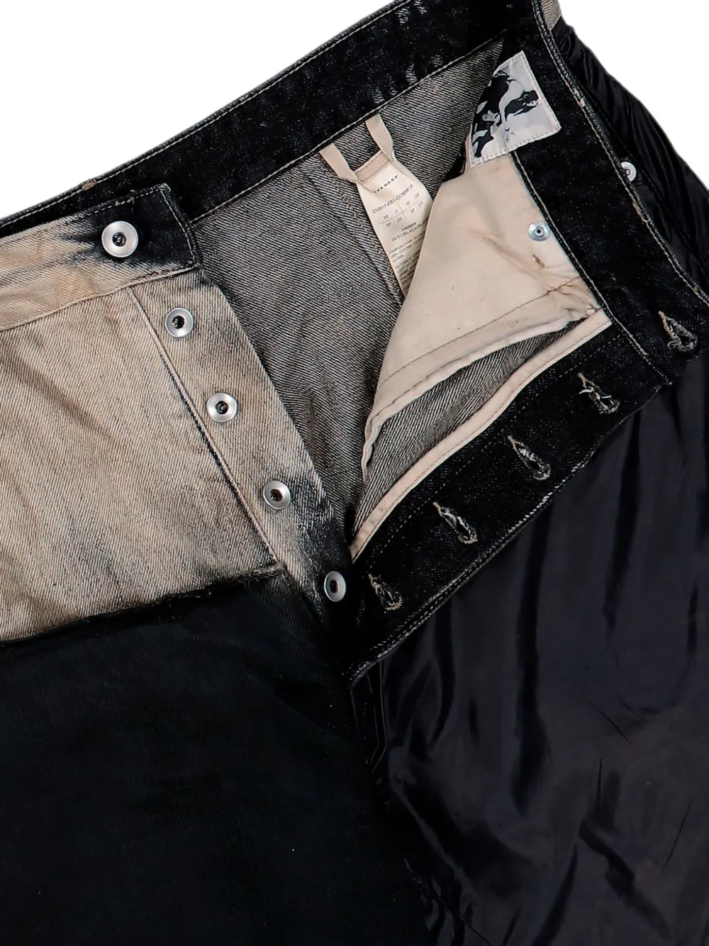 Rick Owens DRKSHDW Geth jeans met wijde pijpen Zwart