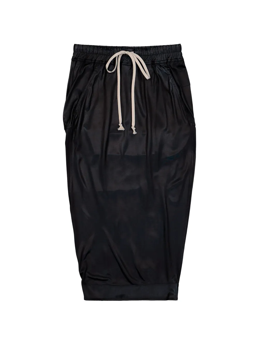 Rick Owens DRKSHDW Pillar wrapped midi skirt - Nero