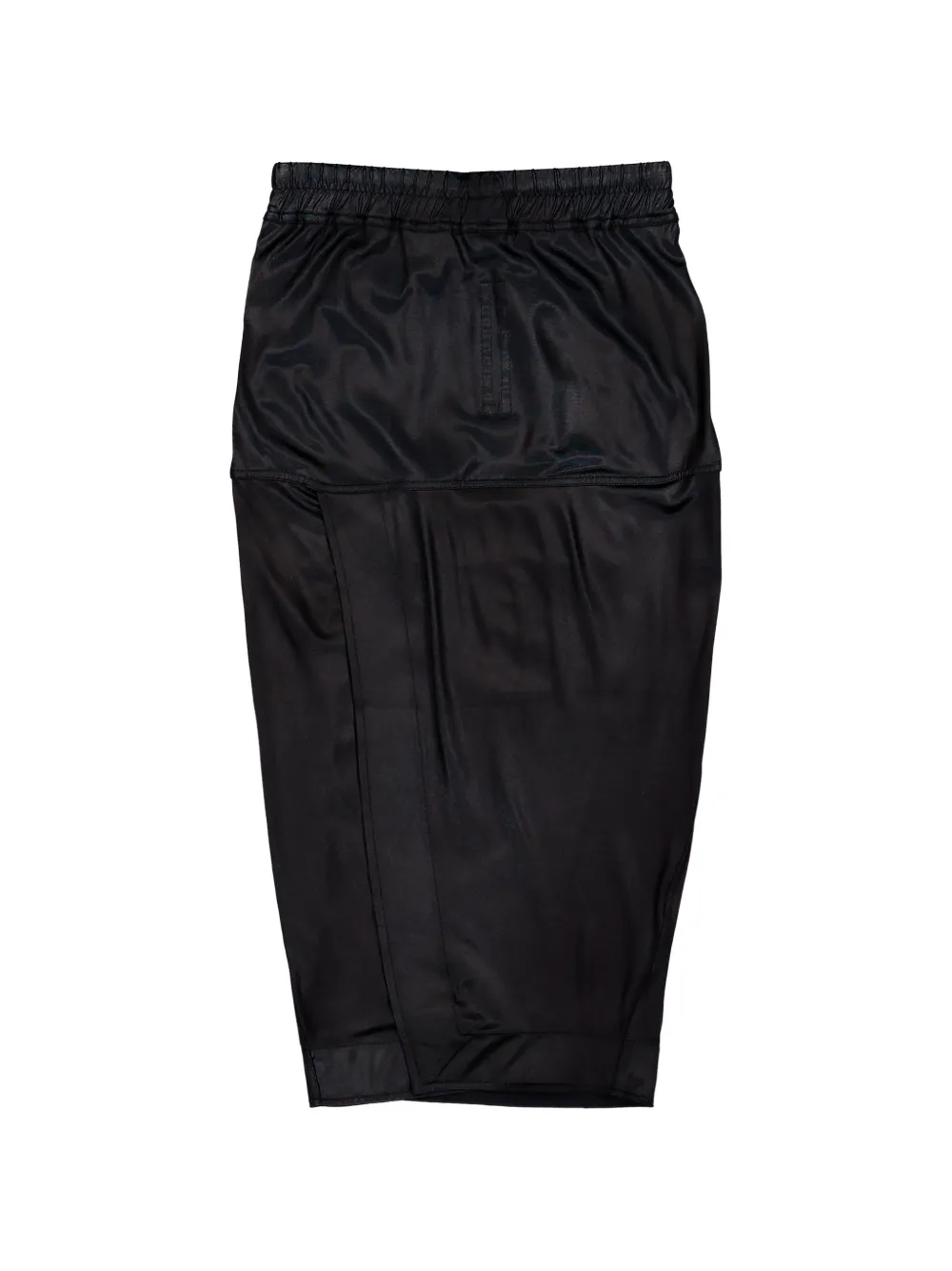 Rick Owens DRKSHDW Pillar midi-wikkelrok Zwart