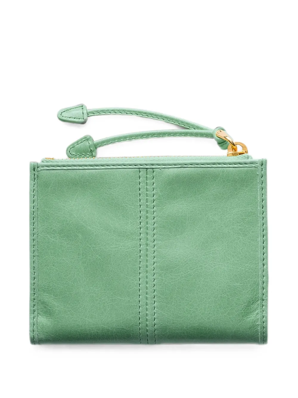 Prada Leren portemonnee Groen