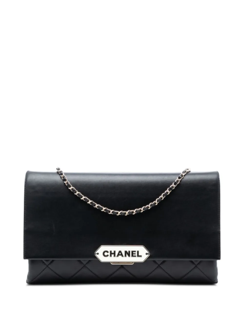 CHANEL Pre-Owned 2017 gesteppte Tasche aus Lammleder - Schwarz