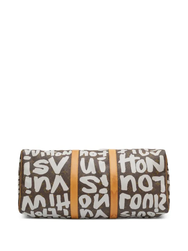 Louis Vuitton Pre-Owned 50 Stephen Sprouse Graffiti Keepall Tote