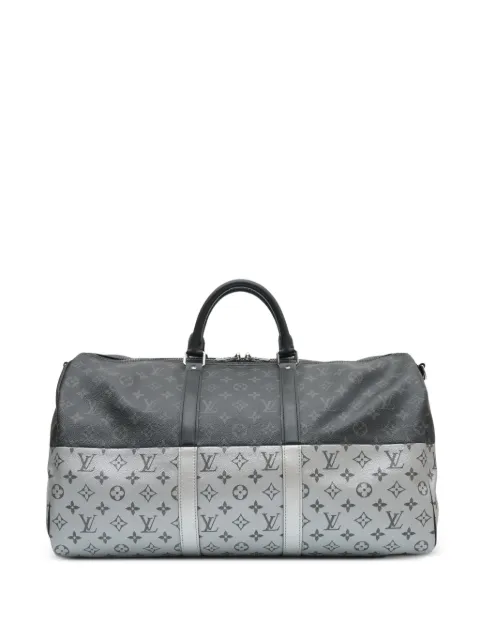 Louis Vuitton Pre-Owned 50 Eclipse Monogram keepall bandouliere bag