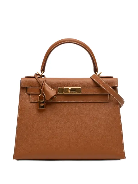 Hermès Pre-Owned 28 Epsom Kelly II Sellier tote bag
