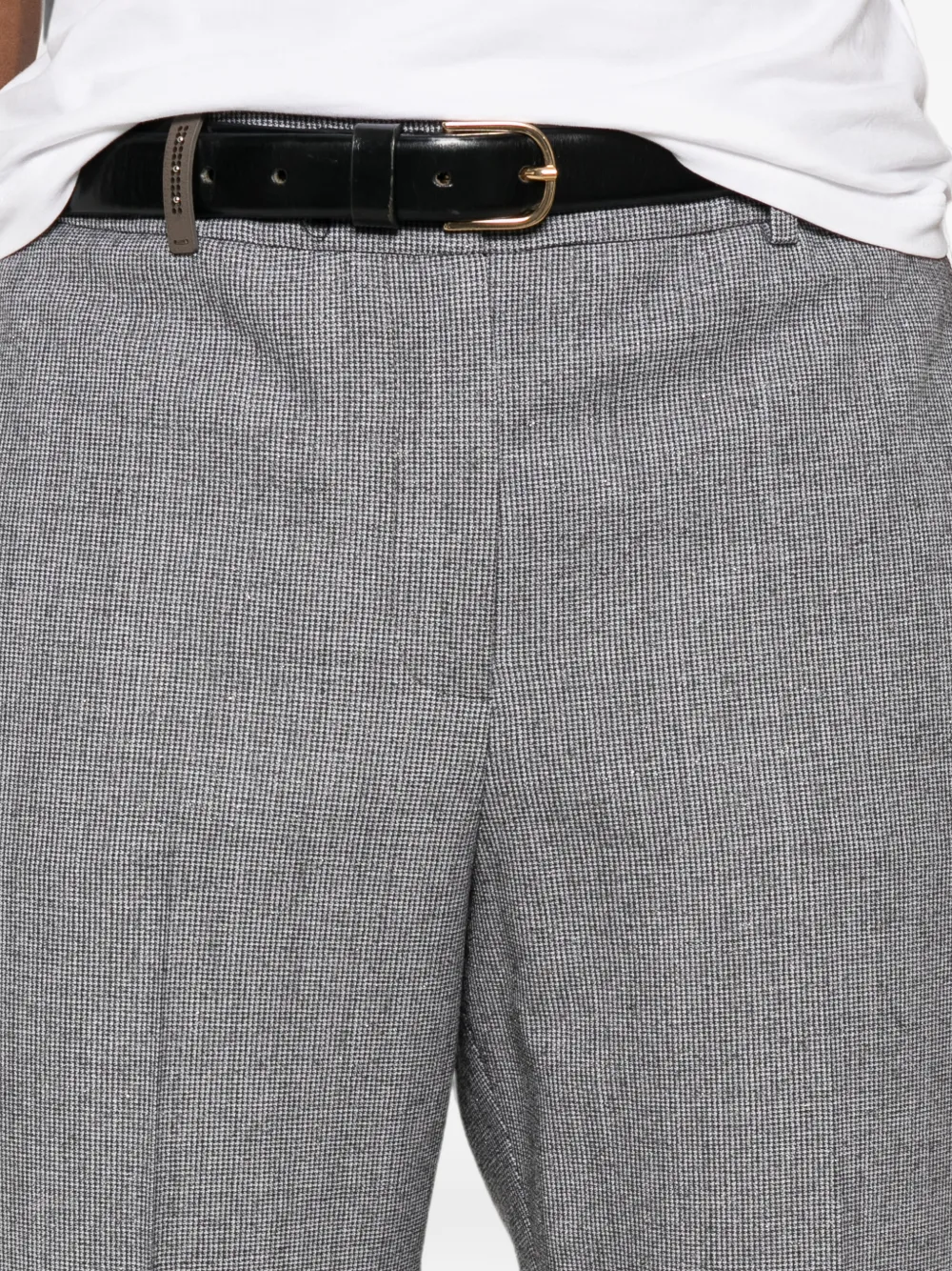 Peserico Broek met verborgen sluiting Grijs