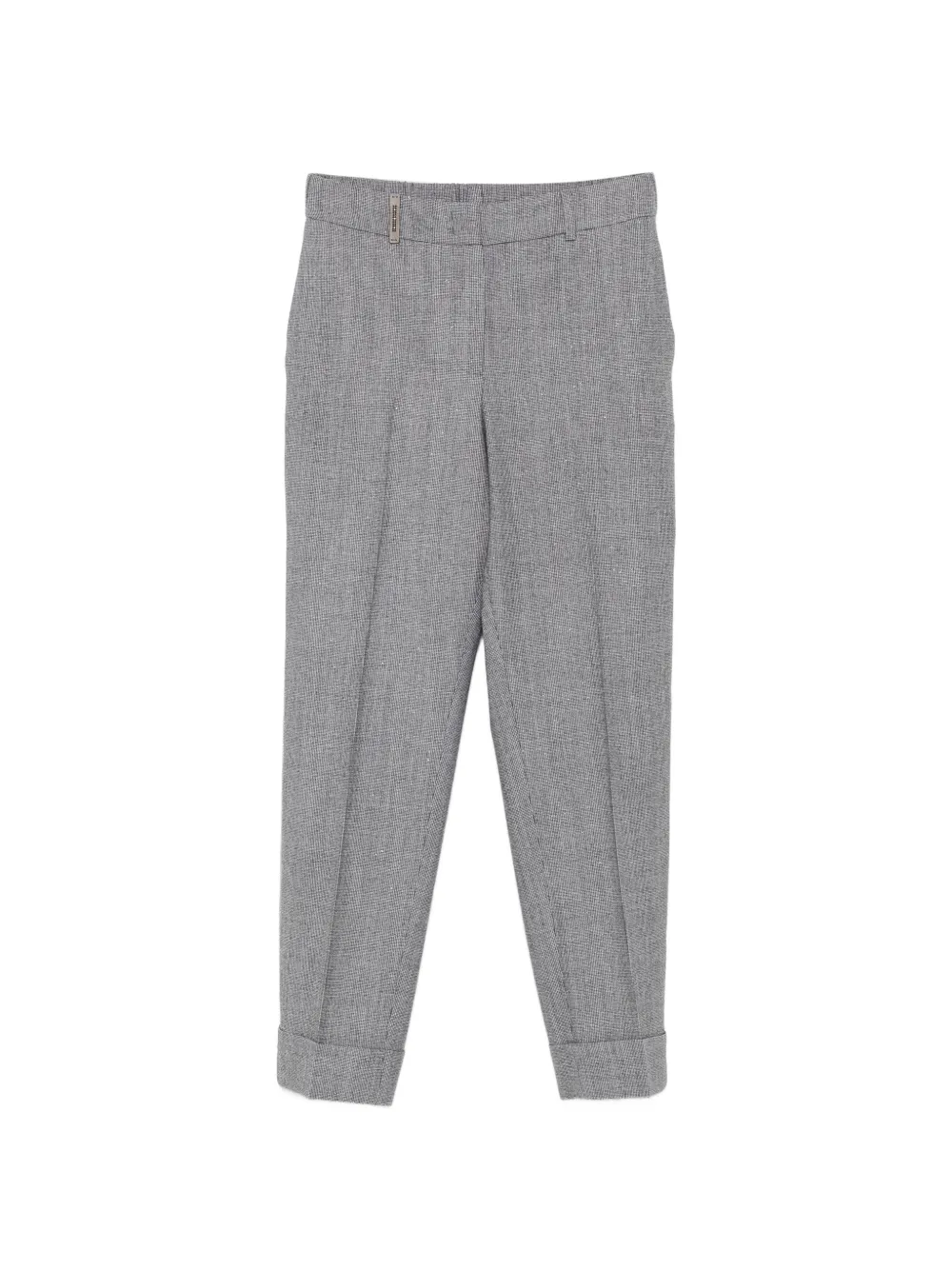 Peserico Broek met verborgen sluiting Grijs