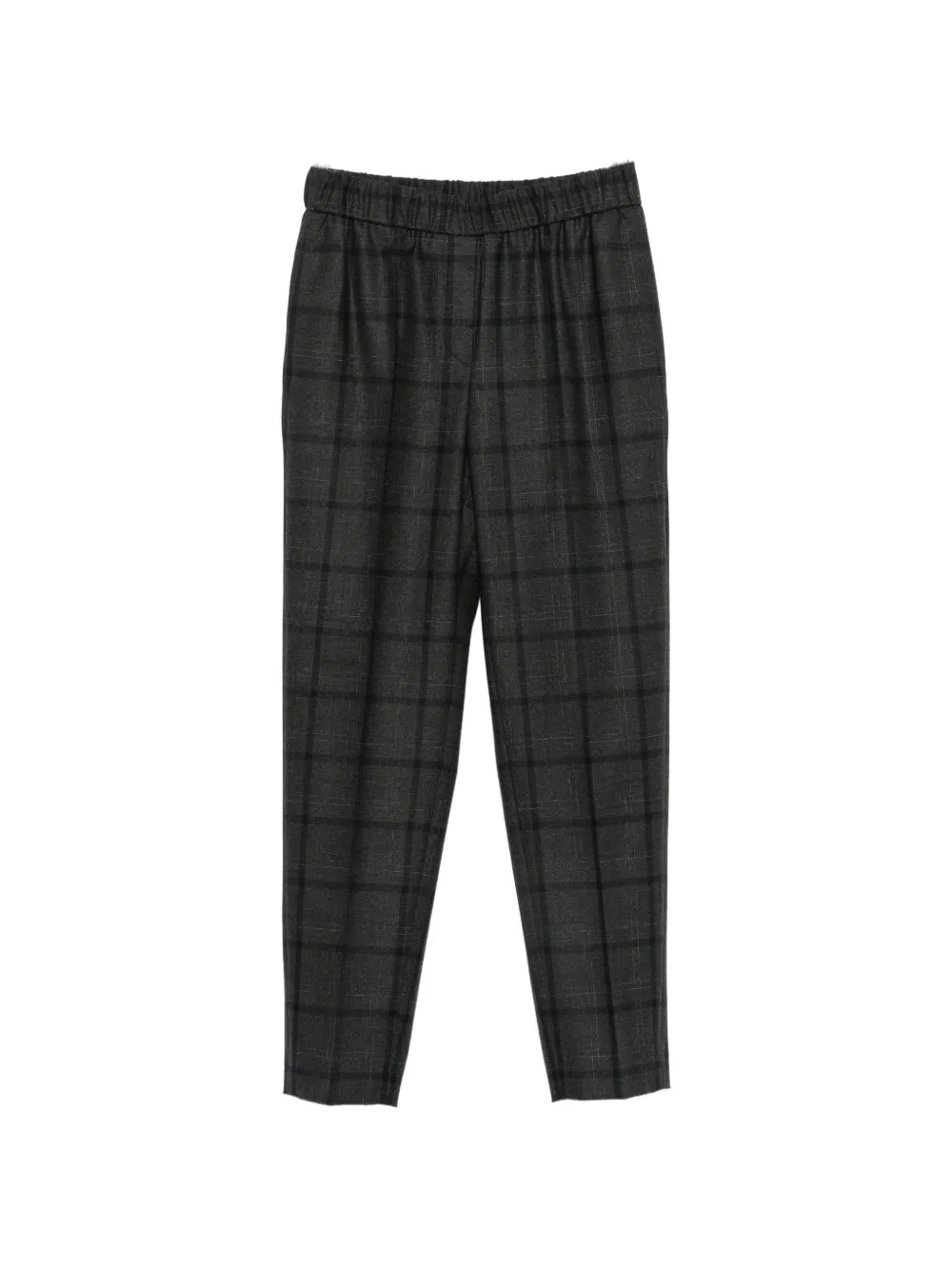 Peserico check-pattern trousers - Grigio
