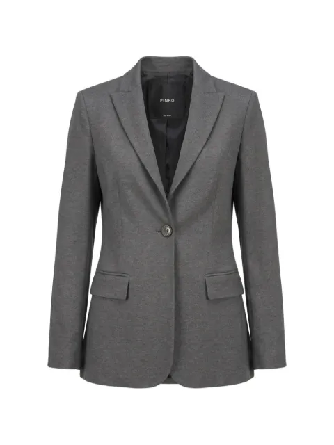 PINKO blazer con solapa de pico y botones