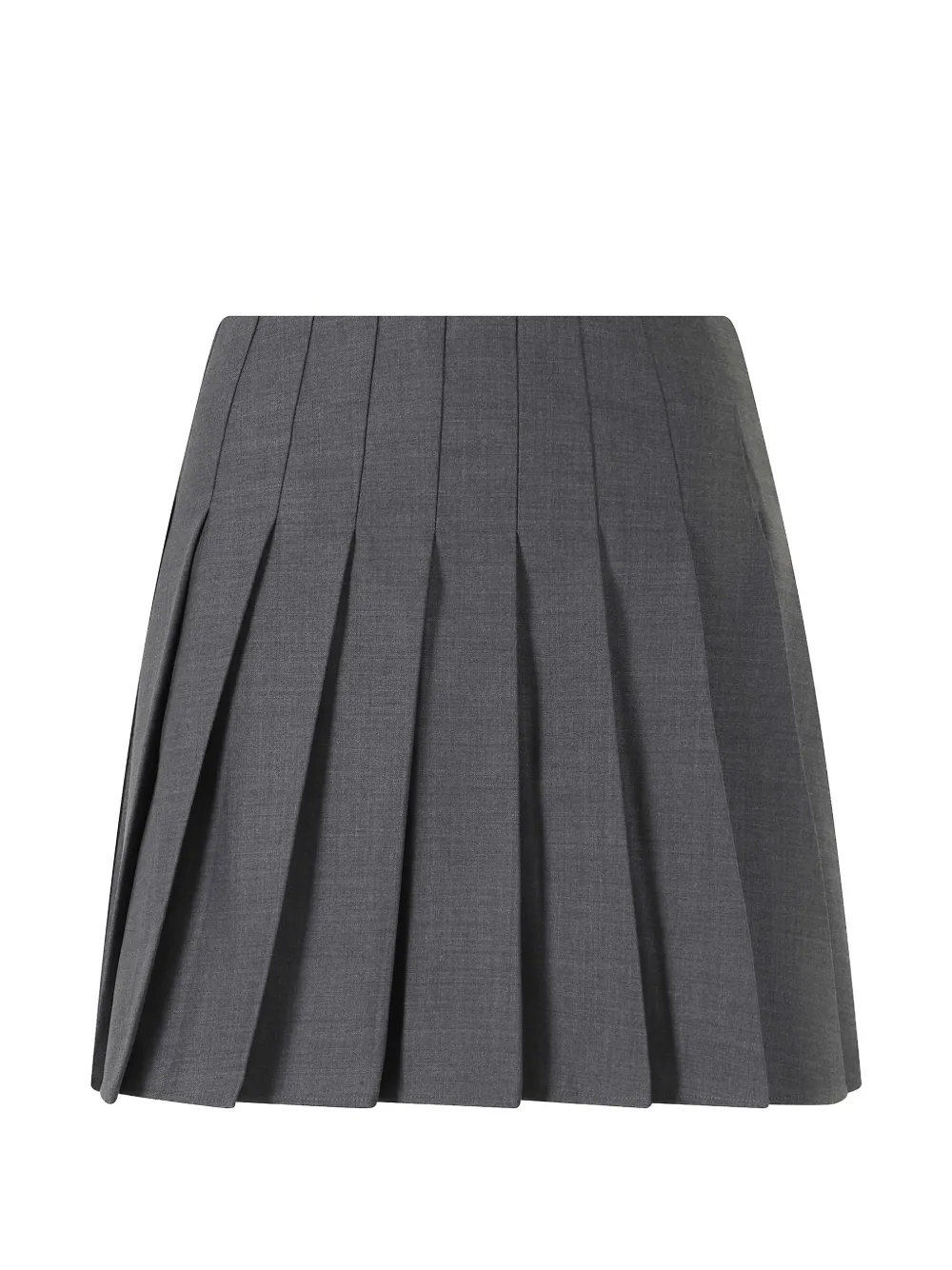Self-Portrait short pleated flared skirt - Grigio