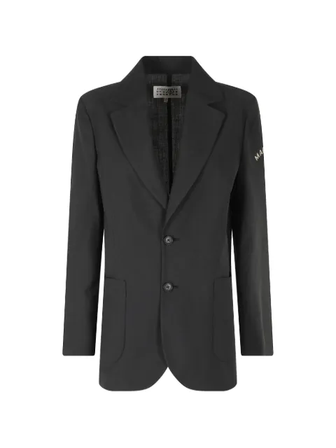 MM6 Maison Margiela chamarra con botones y logo