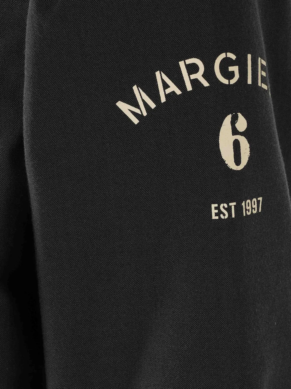 MM6 Maison Margiela Jack met enkele rij knopen Zwart
