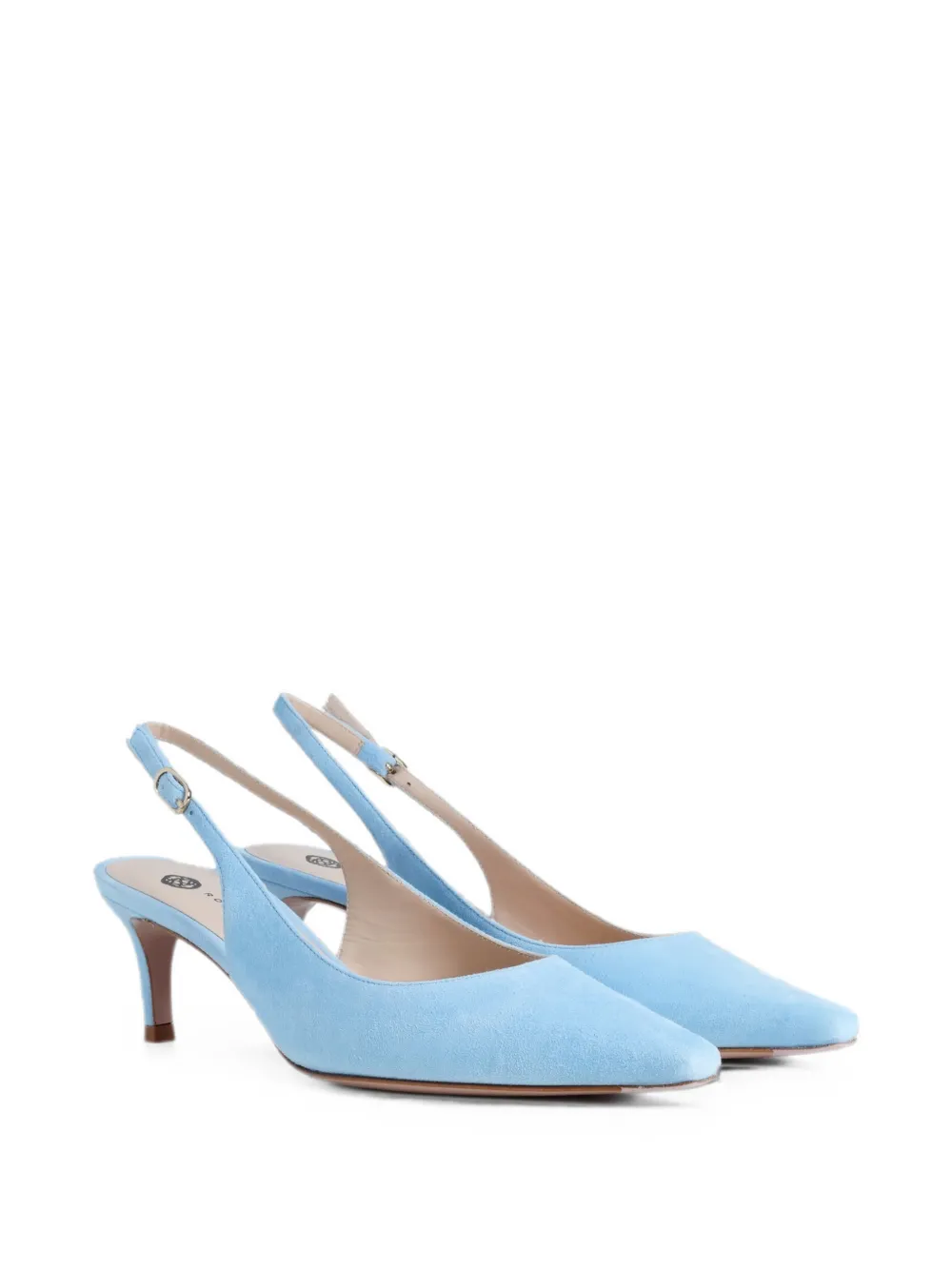 Roberto Festa Adisa suède slingback pumps Blauw