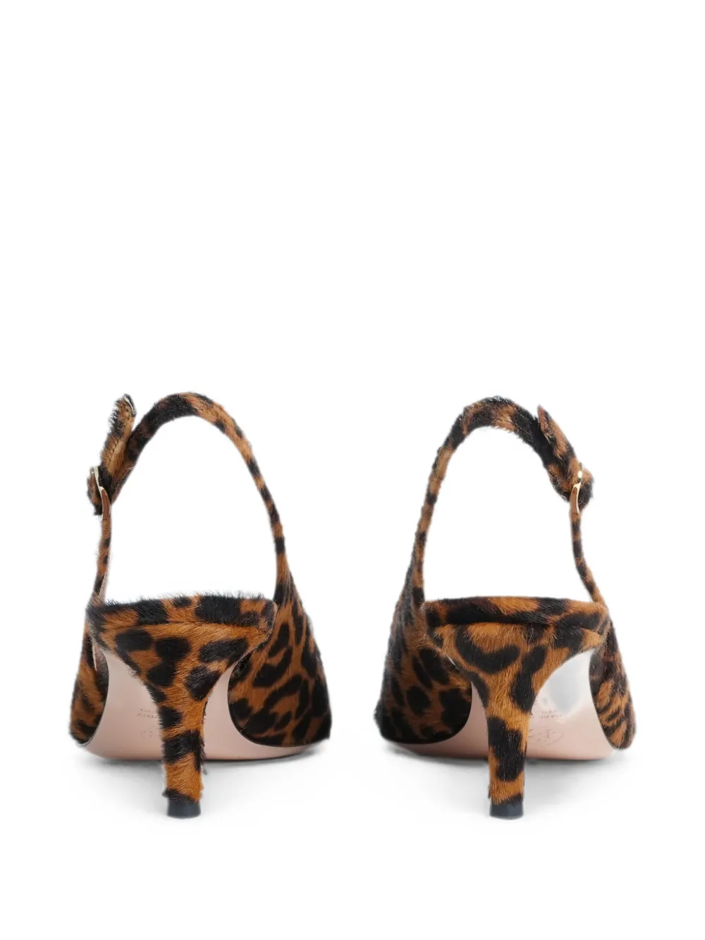Roberto Festa Adisa pumps met luipaardprint en hak Bruin