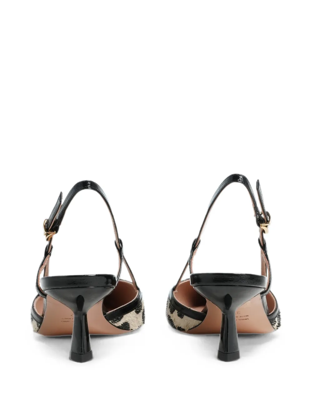 Roberto Festa Dora slingback pumps met stippen Zwart