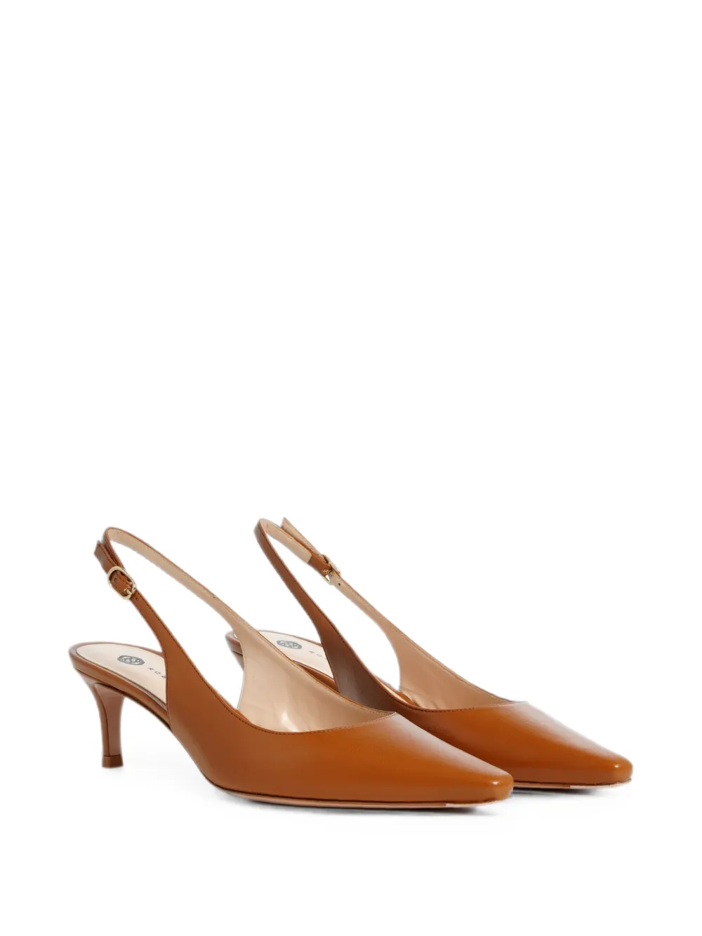 Roberto Festa Adisa leren slingback pumps met hak Bruin