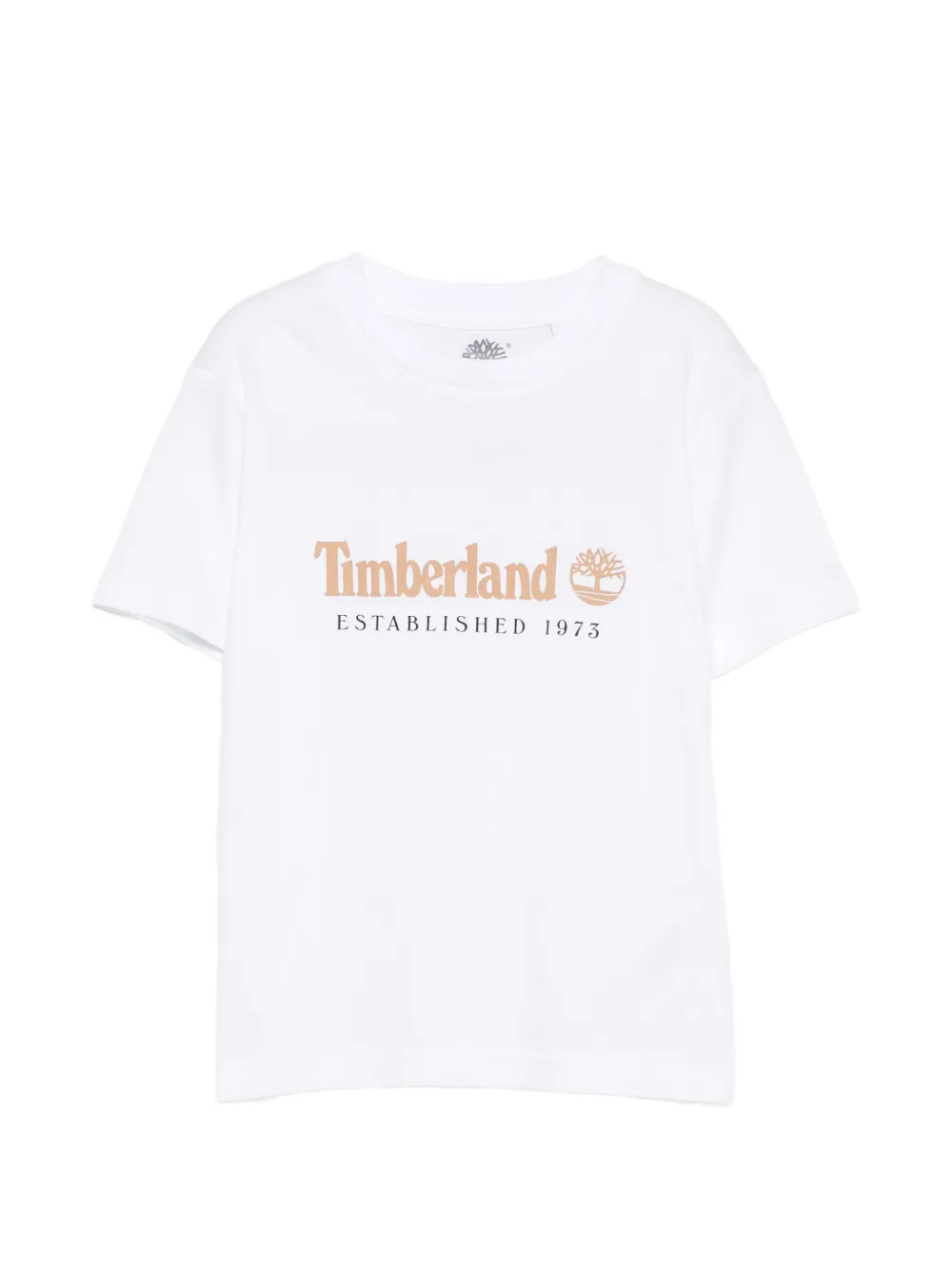 Timberland Kids logo-print T-shirt - Bianco
