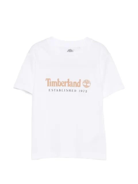 Timberland Kids playera con logo estampado