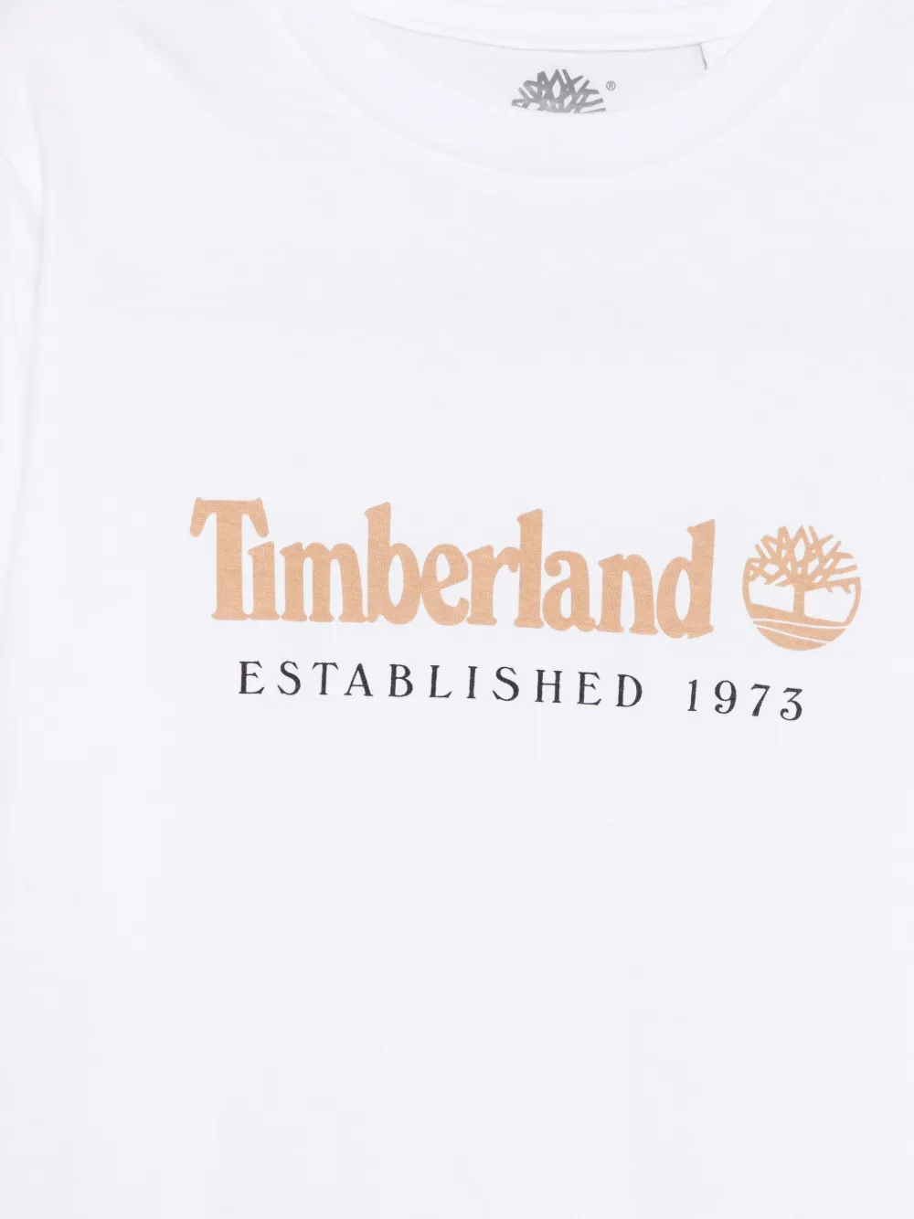 Timberland Kids T-shirt met logoprint Wit