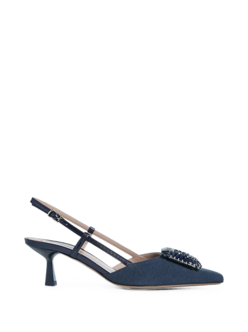 Roberto Festa Ingrid rhinestone-embellished slingback heeled pumps