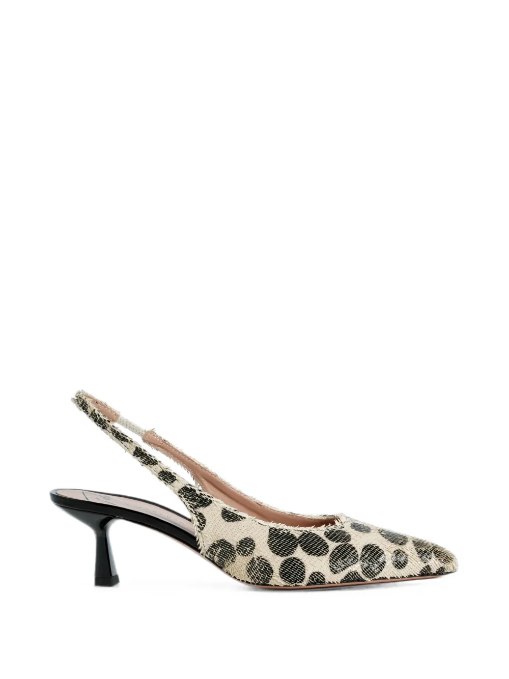Roberto Festa Dalila polka-dot laser-cut heeled pumps