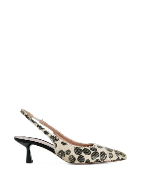 Roberto Festa Dalila polka-dot laser-cut heeled pumps