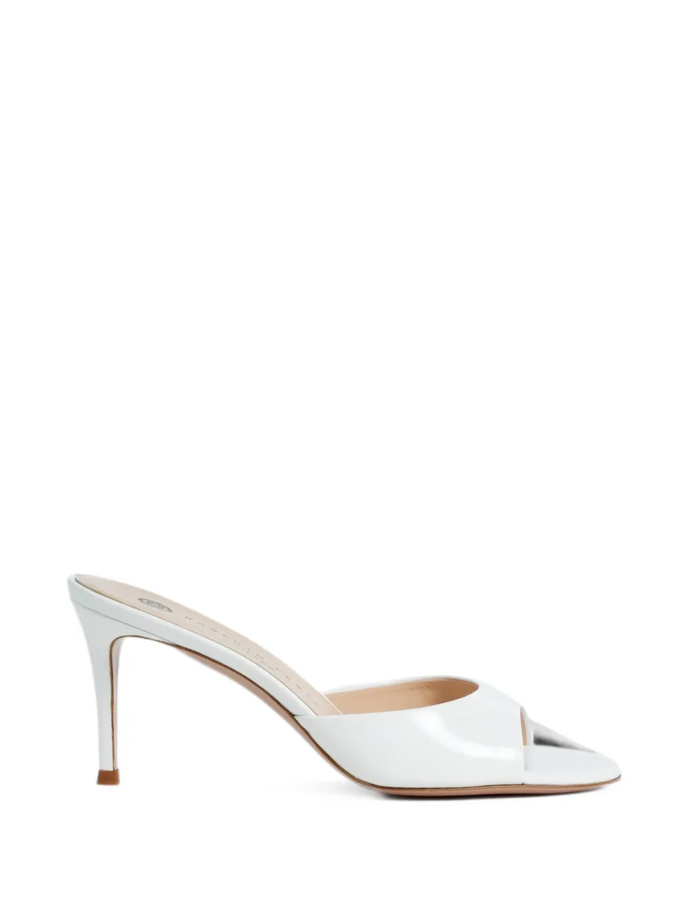 Roberto Festa Boa patent-leather heeled sandals Wit